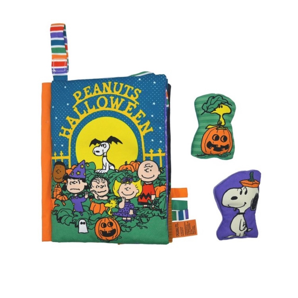 Peanuts Halloween Cloth Book with Snoopy Plush